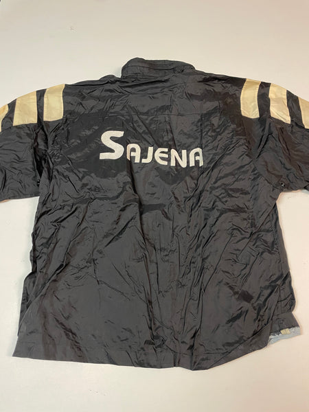 Adidas Vintage Trackjacket Nylon Stoff aus Regenjacke L 114