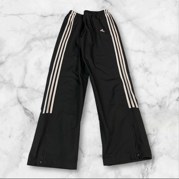 Adidas Vintage Trackpants Baggy Nylon Stoff aus Regenjacke L fit M 343
