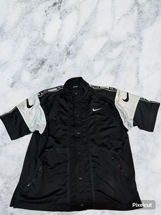 Vintage Nike Trainingsjacke kurze Ärmel L 6443