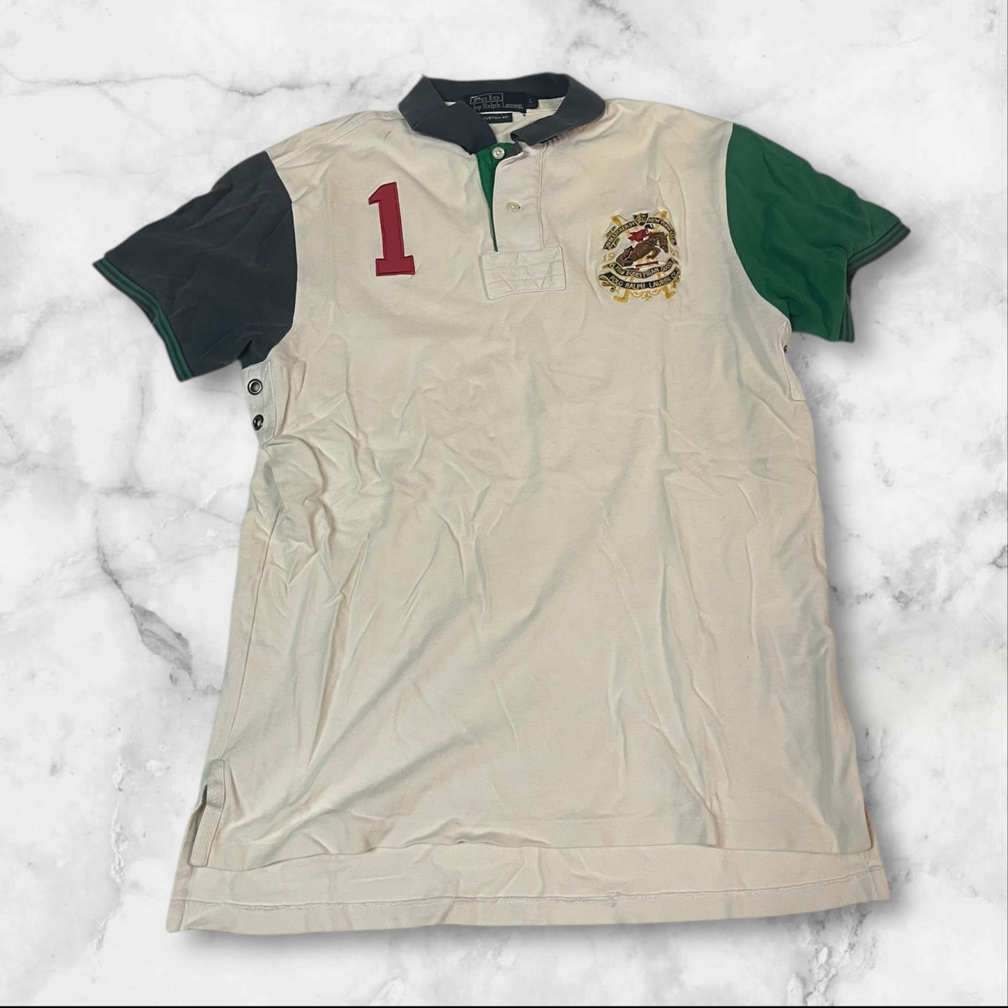 Polo Ralph Lauren Vintage Poloshirt L 4921