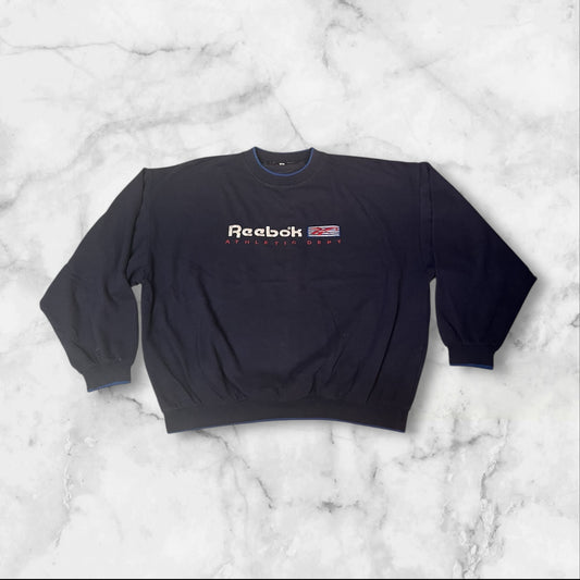 Reebok Vintage Pullover L Navy 4749