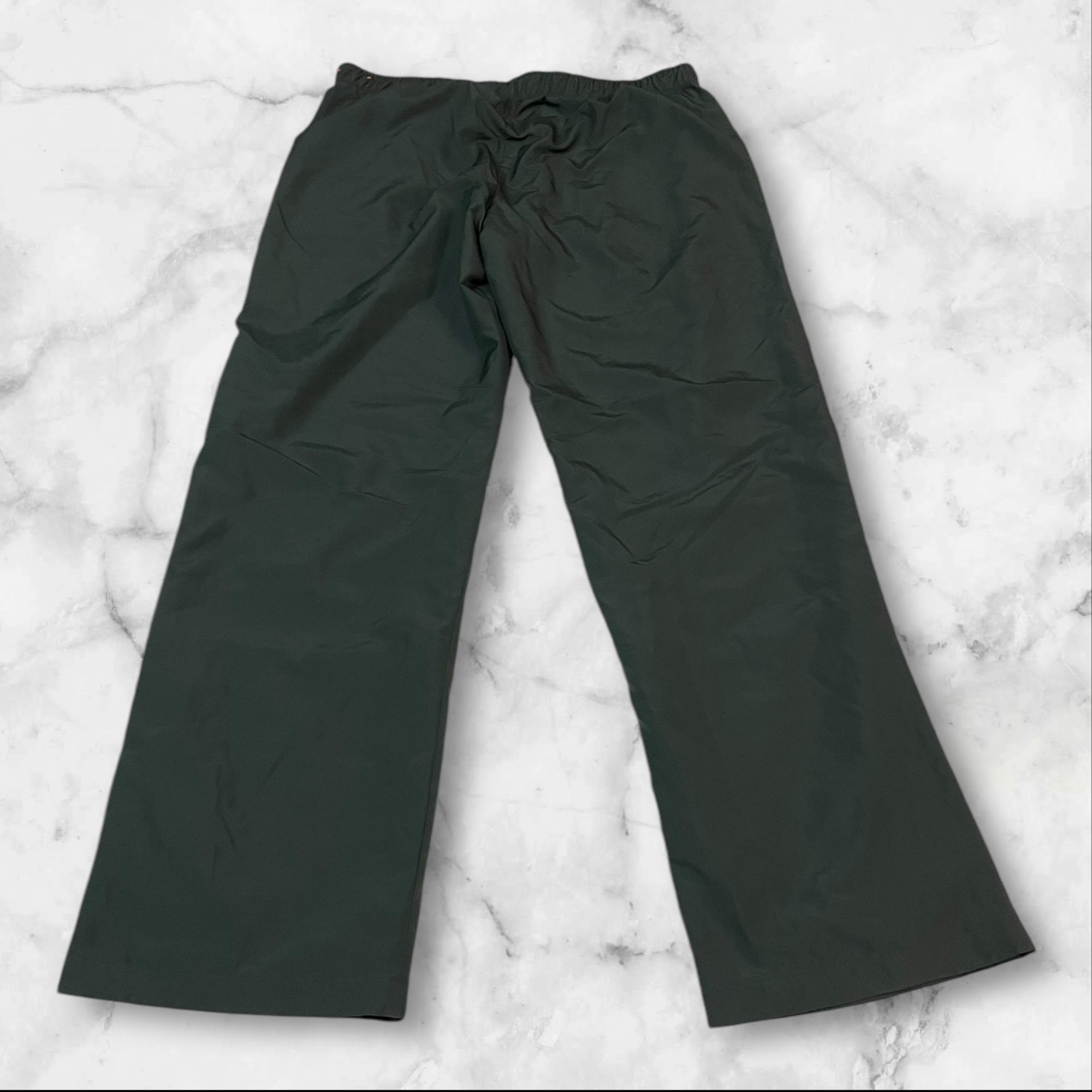 Nike Vintage Trackpants Baggy Nylon Stoff aus Regenjacke M 242