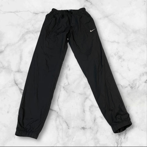 Nike Vintage Trackpants Baggy Nylon Stoff aus Regenjacke S 451