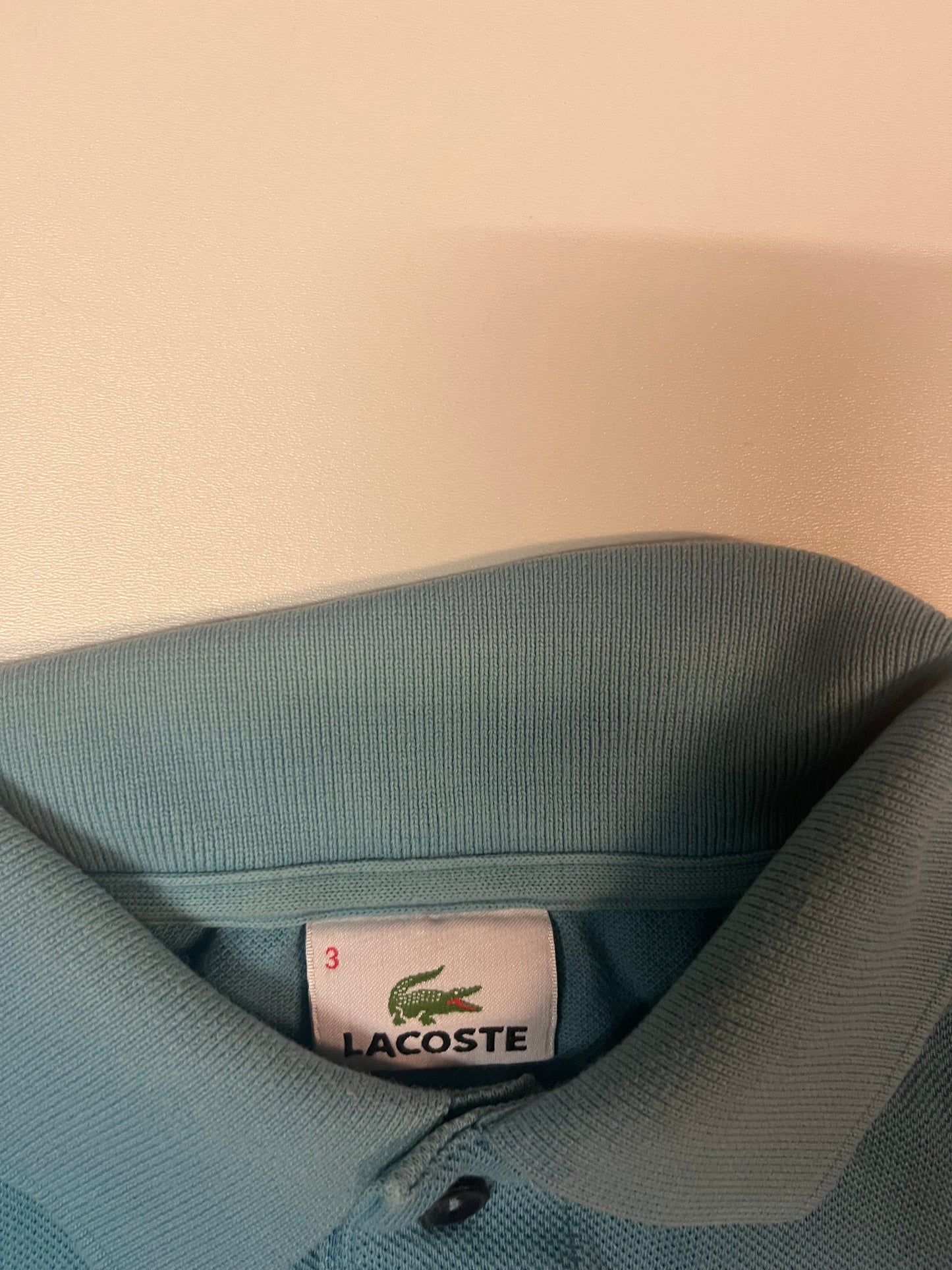 Vintage Lacoste Polo Shirt S babyblau 4766