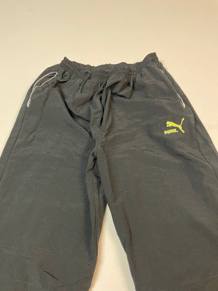 Puma Vintage Trackpants Baggy Nylon Stoff aus Regenjacke L 160