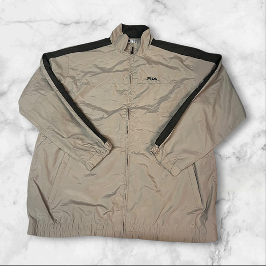 Vintage Fila Trainingsjacke L fit XL beige 5076