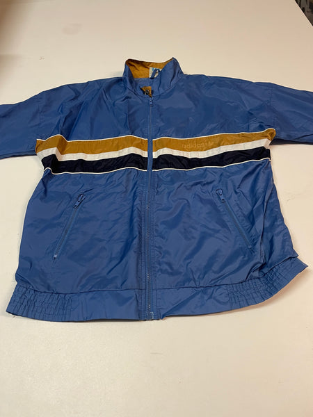 Adidas Vintage Trainingsjacke Nylon Stoff aus Regenjacke M 9550