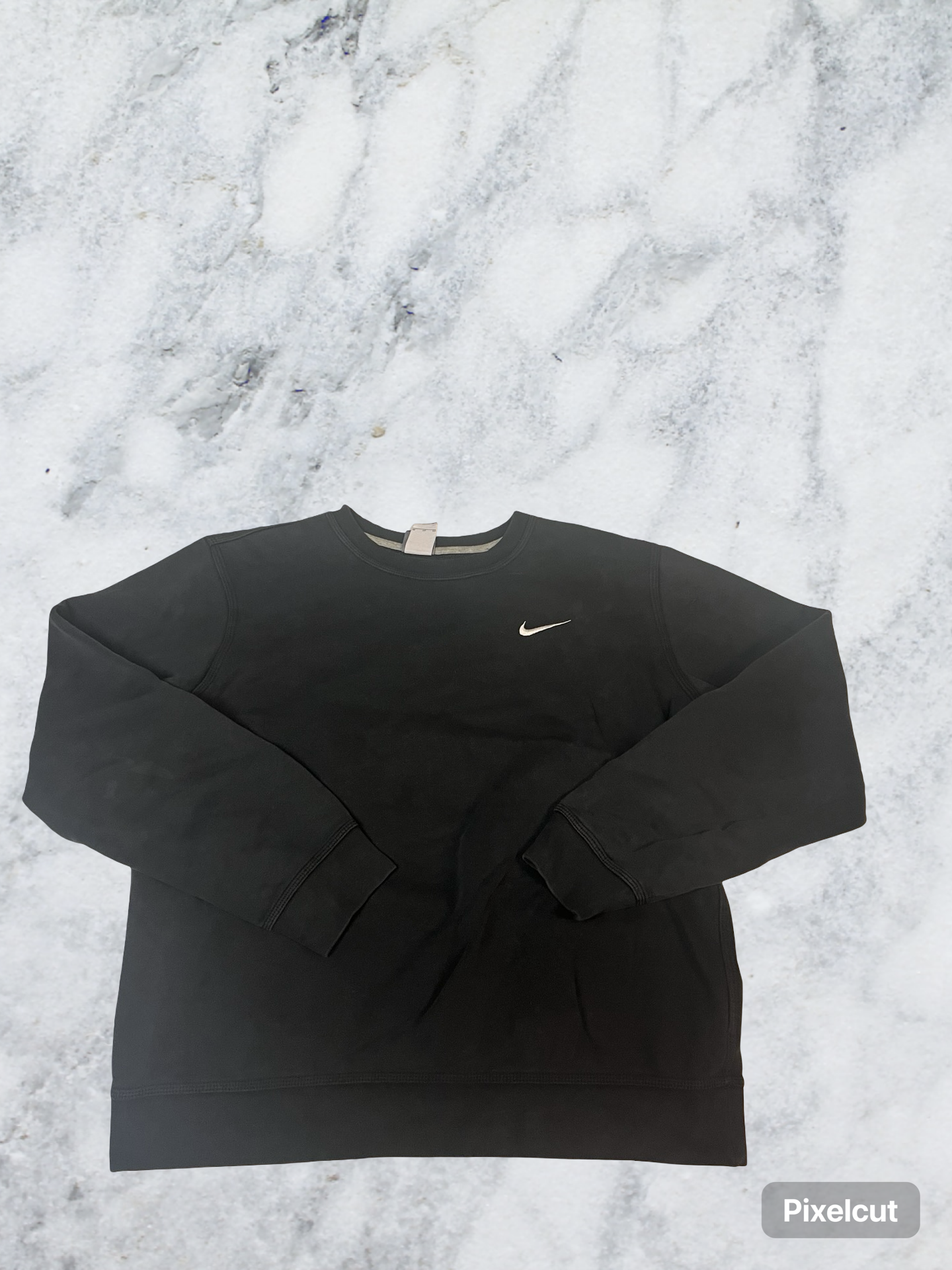 Vintage Nike Sweatshirt XL fit M schwarz bestickt 5731