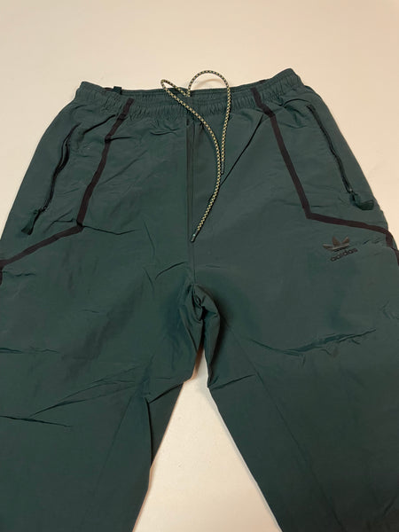 Adidas Vintage Trackpants Baggy Nylon Stoff aus Regenjacke S 857