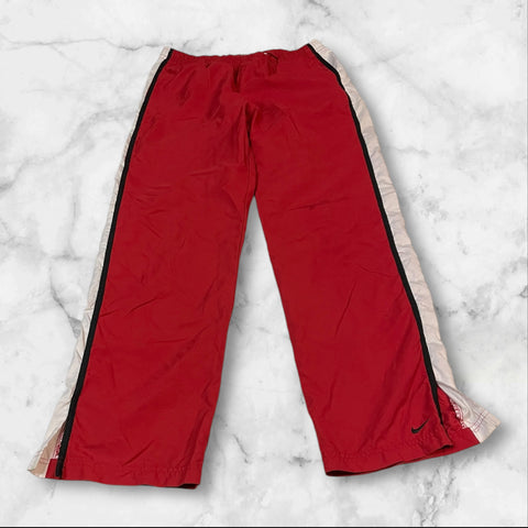 Nike Vintage Trackpants Baggy Nylon Stoff aus Regenjacke M 210