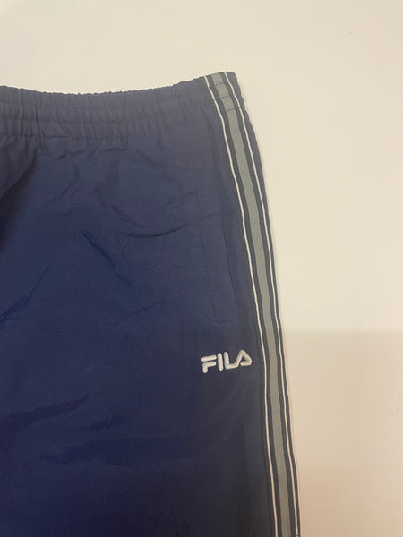 Fila Vintage Trackpants Baggy Nylon Stoff aus Regenjacke #9138 Gr M