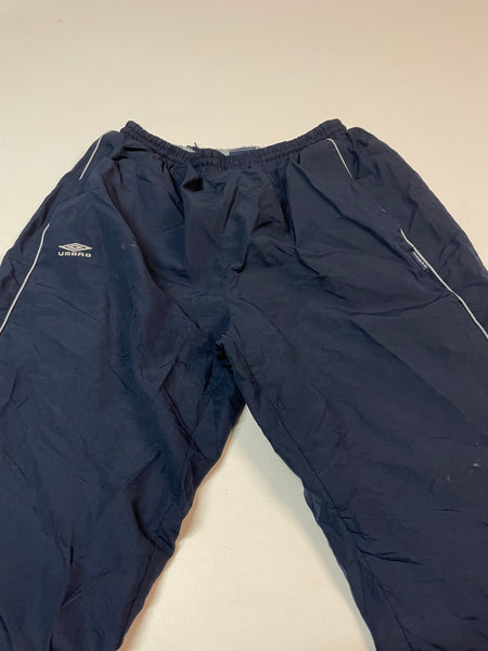 Umbro Vintage Trackpants Baggy Nylon Stoff aus Regenjacke XXL 463