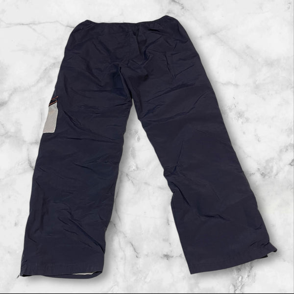 Reebok Vintage Trackpants Baggy Nylon Stoff aus Regenjacke M-L 272
