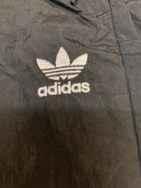 Adidas Vintage Trackpants, Baggy, Nylon Stoff aus Regenjacke - L #8721