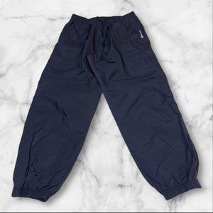 Reebok Vintage Trackpants Baggy Nylon Stoff aus Regenjacke M 442
