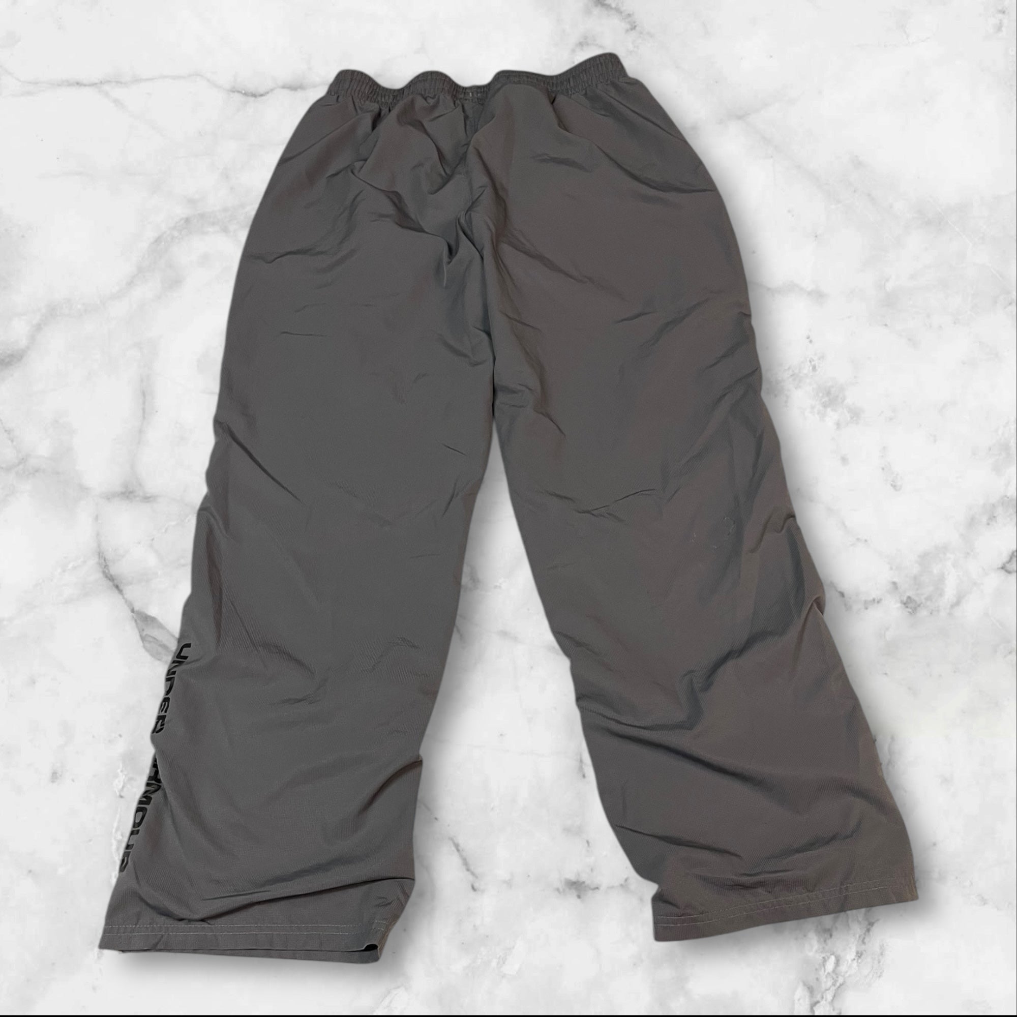 Under Amour Vintage Trackpants Baggy Nylon Stoff aus Regenjacke XL 253