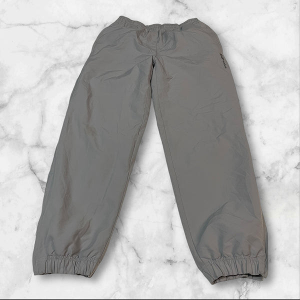 Reebok Vintage Trackpants Baggy Nylon Stoff aus Regenjacke S 129
