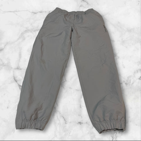 Reebok Vintage Trackpants Baggy Nylon Stoff aus Regenjacke S 129