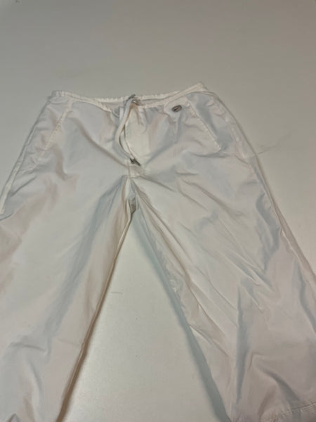 Nike Vintage Trackpants Baggy Nylon Stoff aus Regenjacke S 269
