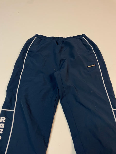 Reebok Vintage Trackpants Baggy Nylon Stoff aus Regenjacke M 172