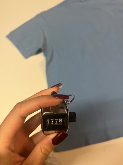 Vintage Lacoste Polo Shirt S babyblau 4778