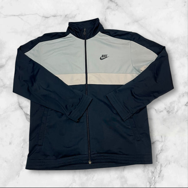 Nike Vintage Trackjacket Nylon Stoff aus Regenjacke #9065 GrL