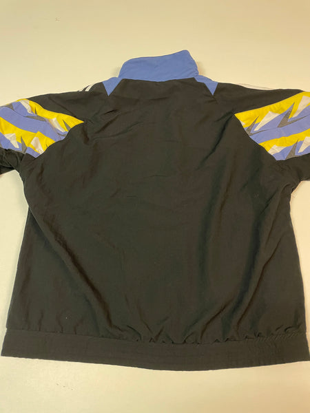 Adidas Vintage Trackjacket Nylon Stoff aus Regenjacke L 8941