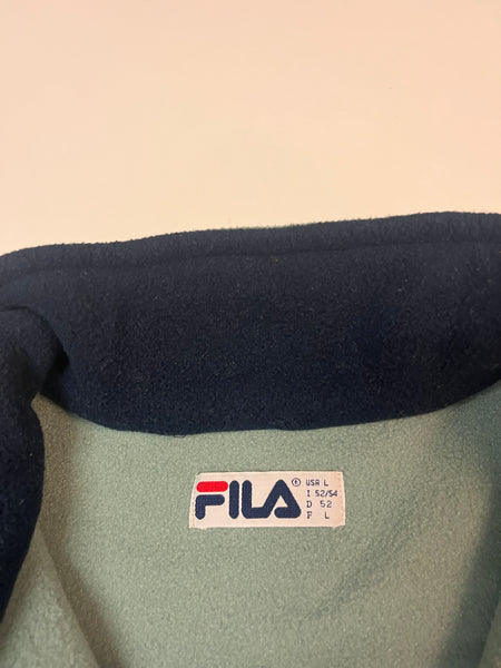 Vintage Fila Fleece Pullovee mit Reißverschluss L 573