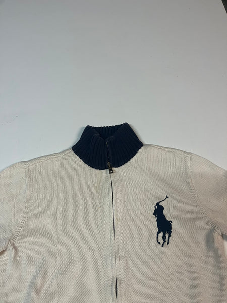 Vintage Polo Ralph Lauren Pullover mit Reißverschluss Kids XL Fit S 528