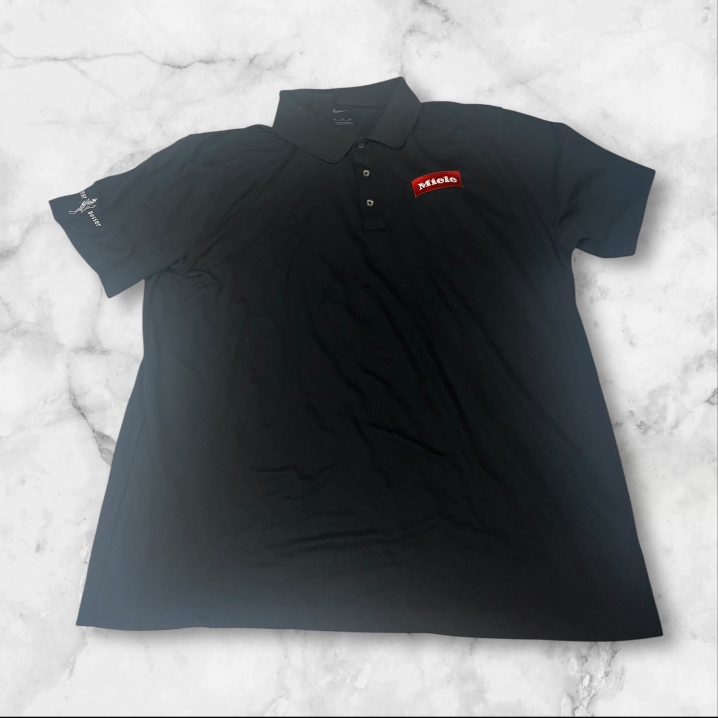Vintage Nike Polo Shirt mit Etikett XL 4186
