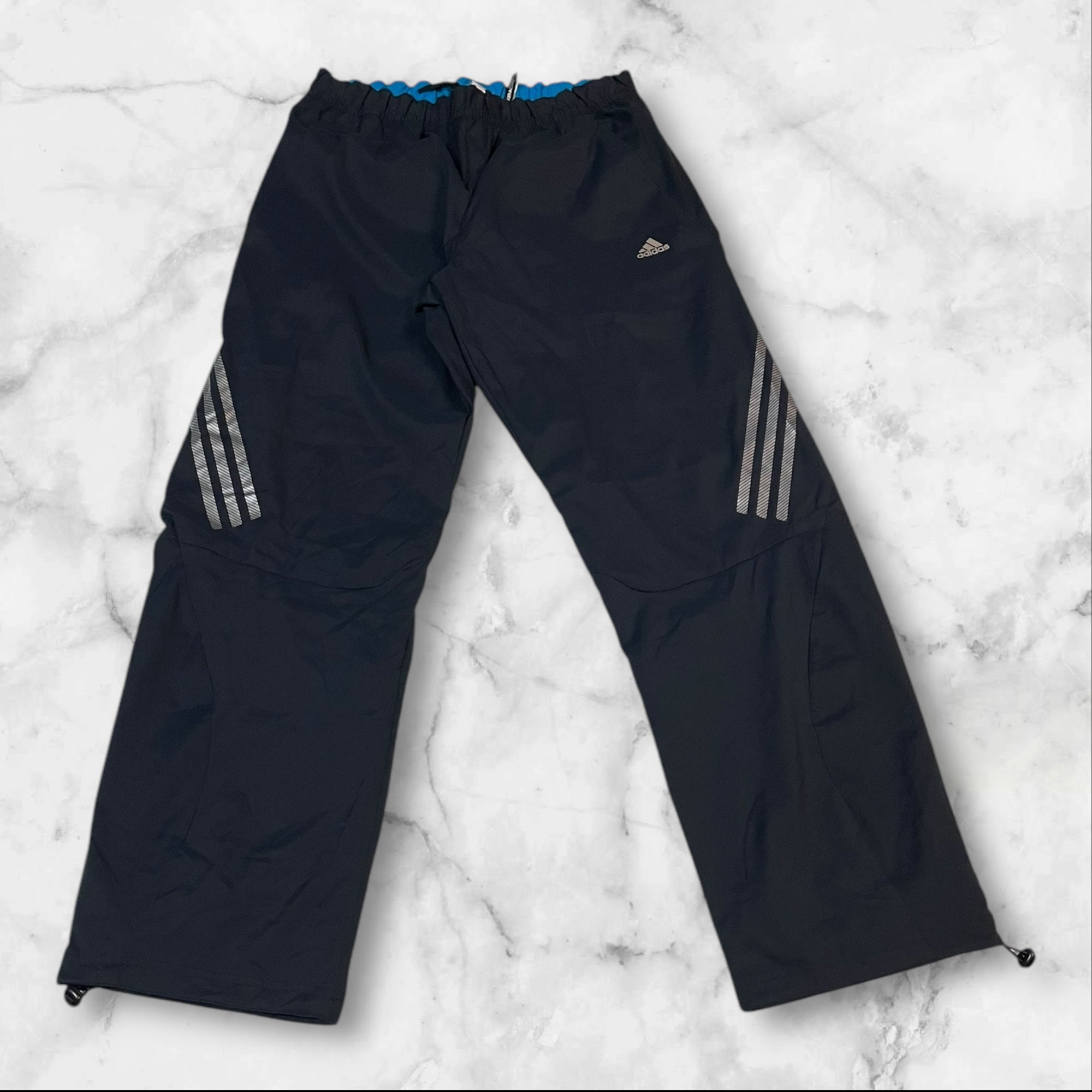Adidas Vintage Trackpants Baggy Nylon Stoff aus Regenjacke S fit M 240
