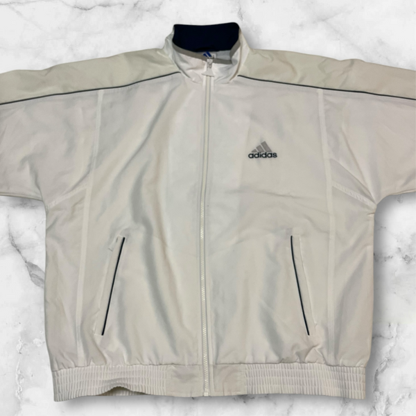 Adidas Vintage Trackjacket Nylon Stoff aus Regenjacke #9030 Gr M