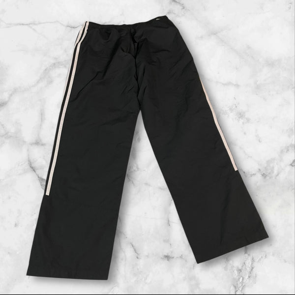 Adidas Vintage Trackpants Baggy Nylon Stoff aus Regenjacke L fit M 343