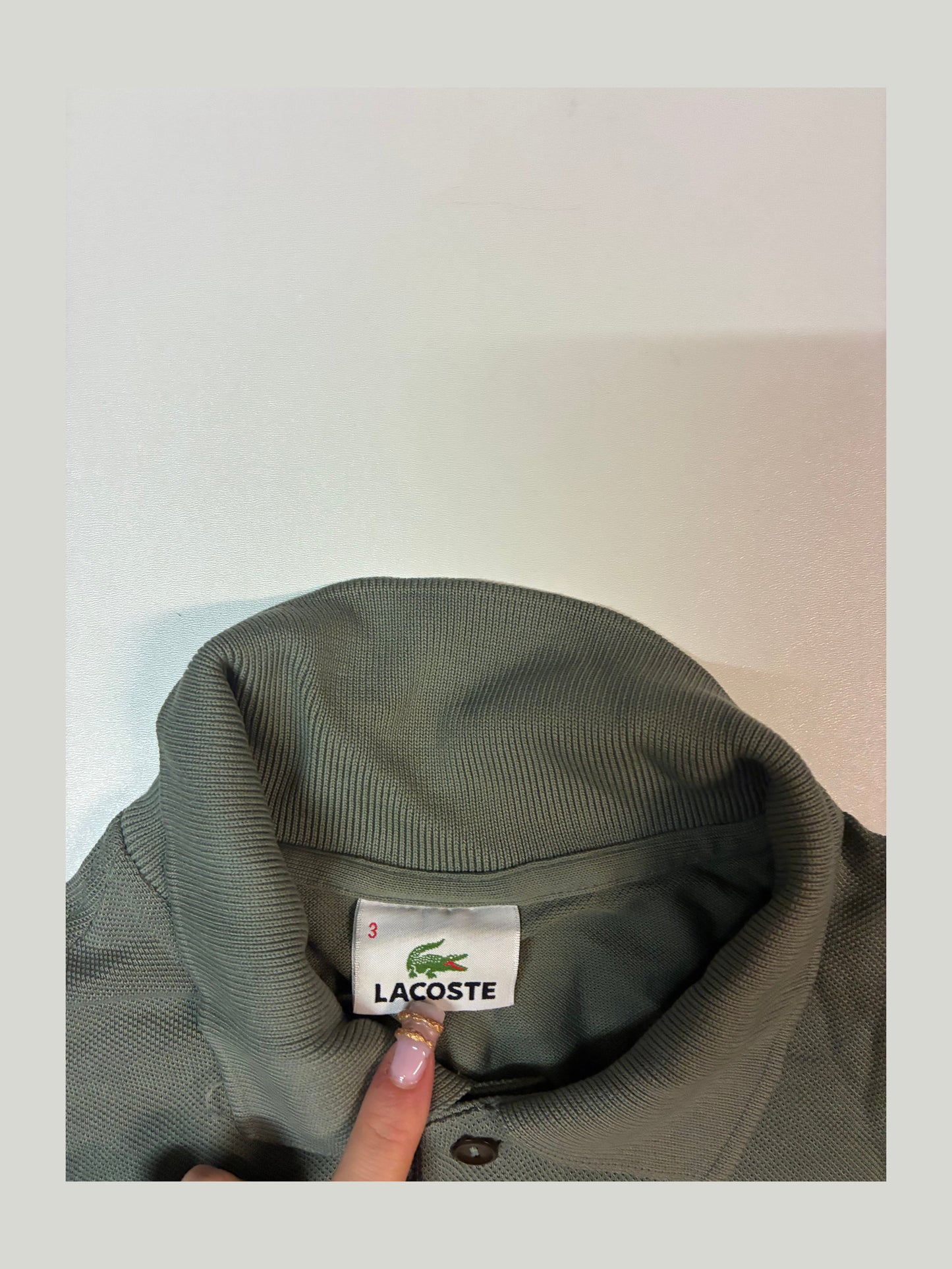 Vintage Lacoste Langarm Shirt S - M 6102