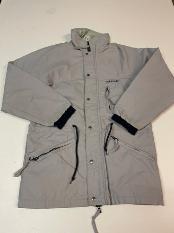 Adidas Vintage Trackjacket Nylon Stoff aus Regenjacke M 8940