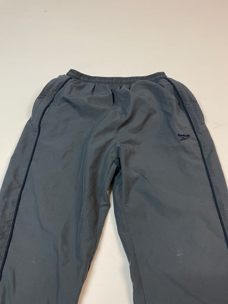 Reebok Vintage Trackpants Baggy Nylon Stoff aus Regenjacke M 116