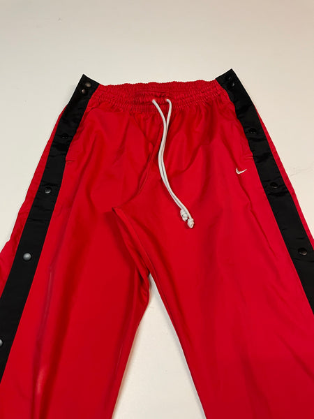 Nike Vintage Trackpants Baggy Nylon Stoff aus Regenjacke L 347