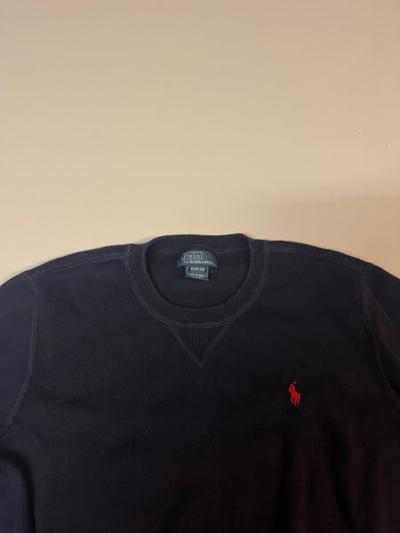 Vintage Polo Ralph Lauren Pullover Kids XL fit S Navy 737