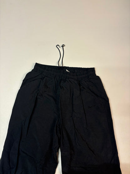 Nike Vintage Trackpants M Full Black Baggy 6195