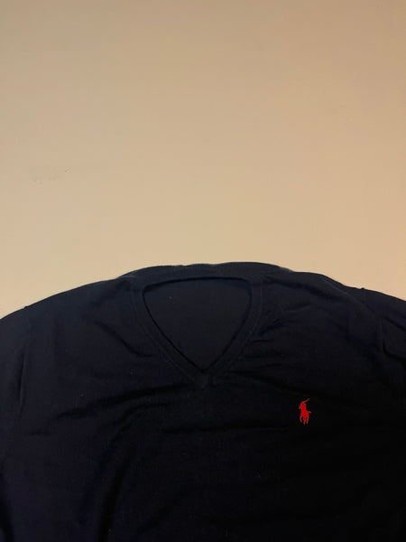 Vintage Polo Ralph Lauren Pullover Navy XL fit S 726