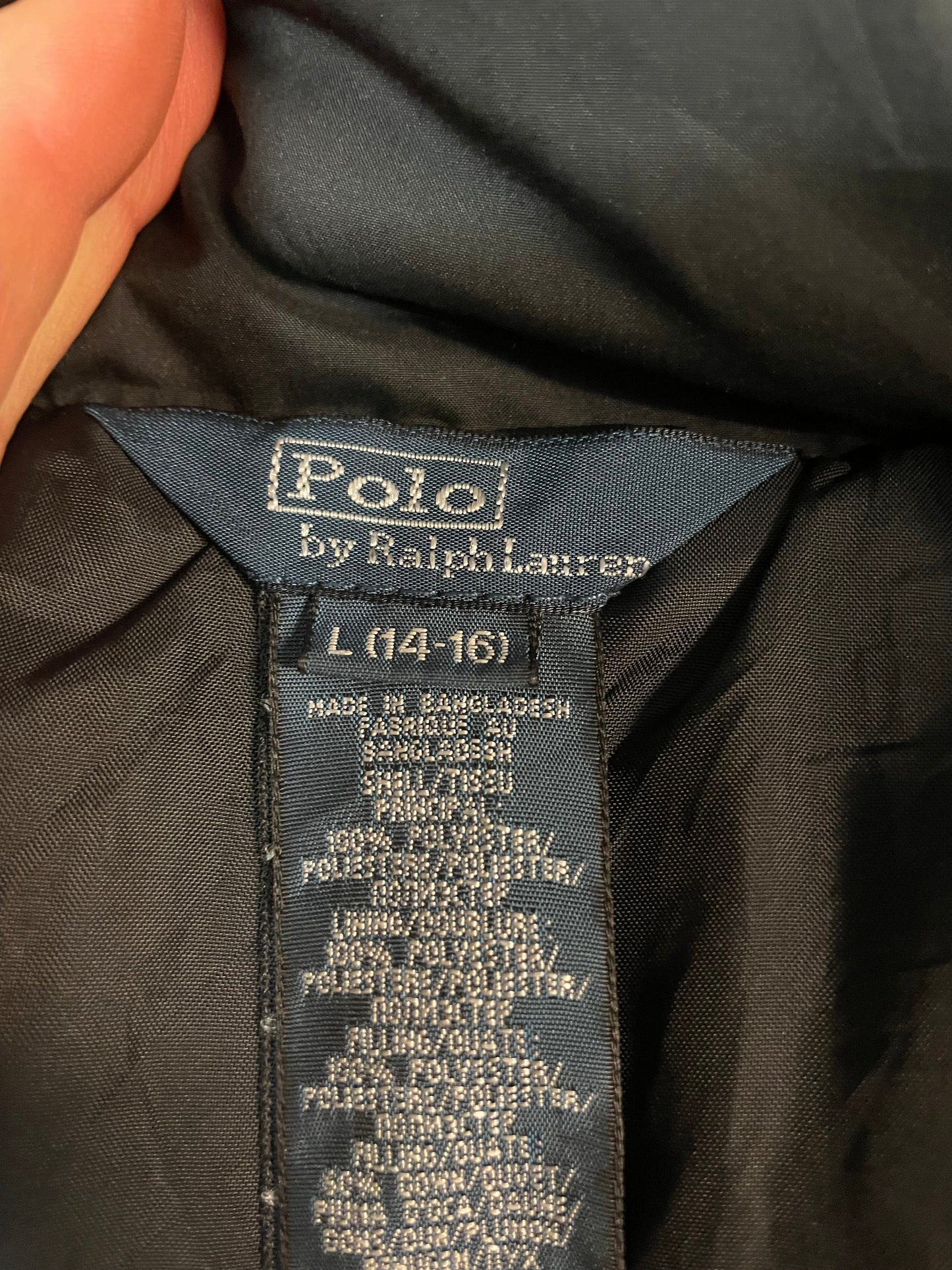 Polo Ralph Lauren Vintage Daunen Jacke Kids L 4845 XS