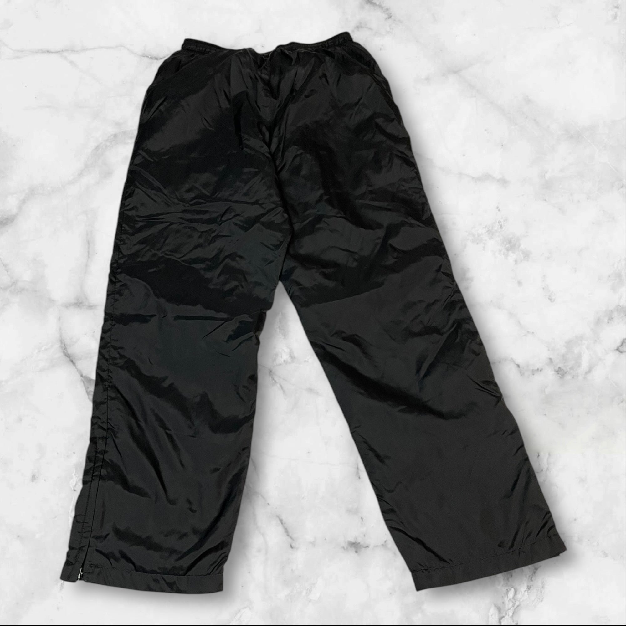 Nike Vintage Trackpants Nylon Stoff aus Regenjacke Baggy M 978