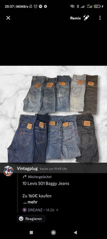 8 Levis jeans