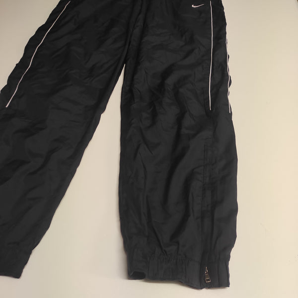 Nike Trackpants Vintage M Baggy Nylon Stoff aus Regenjacke Reflective #9208