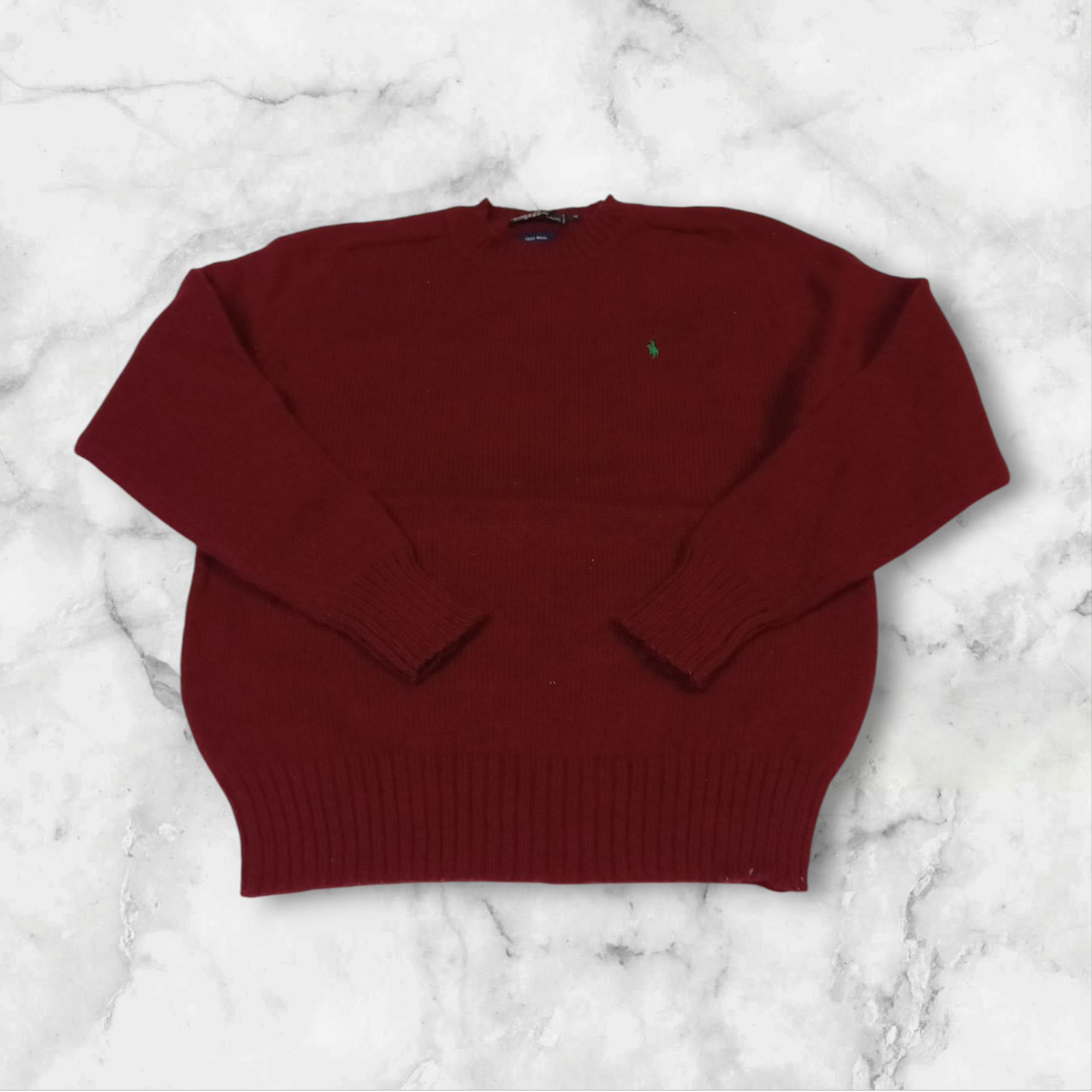 Ralph Lauren Vintage Pullover M 1011 100% Wolle