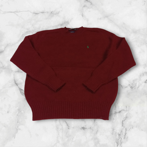 Ralph Lauren Vintage Pullover M 1011 100% Wolle