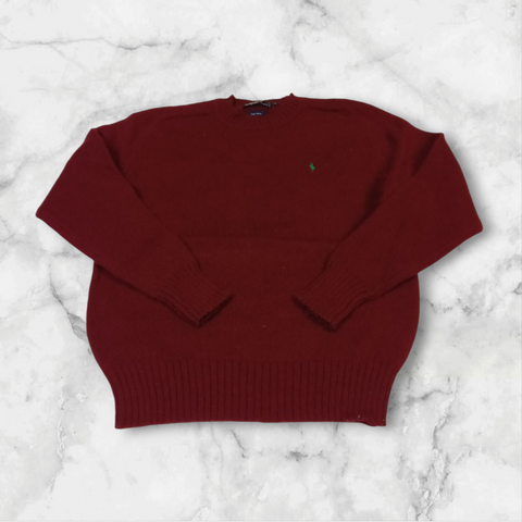 Ralph Lauren Vintage Pullover M 1011 100% Wolle