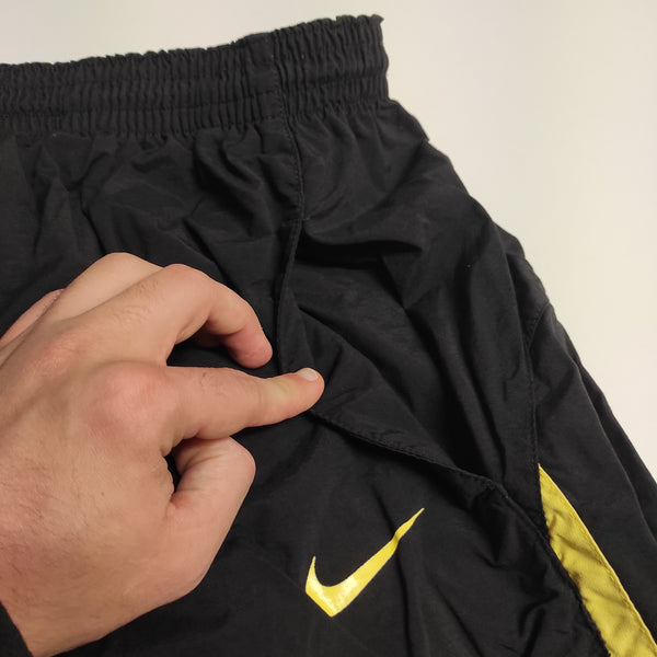 Nike Trackpants Vintage Baggy Nylon Stoff aus Regenjacke L (M fit L) #8592