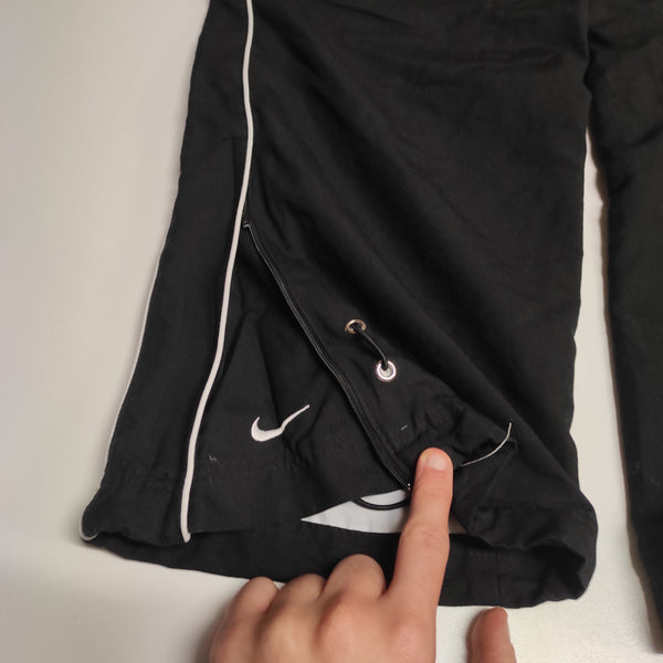 Nike Trackpants Vintage Baggy M Nylon Stoff aus Regenjacke #9246