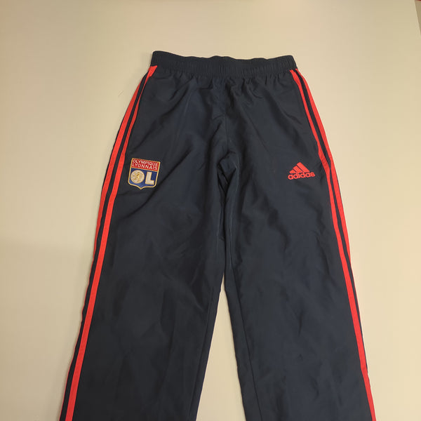 Adidas x Olympique Lyon Trackpants S Nylon Stoff aus Regenjacke #9410